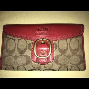 Coach leatherwear wallet